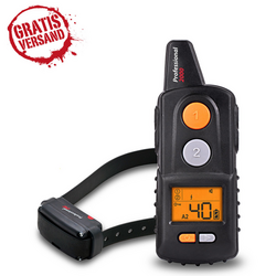 Dog Trace d-control professional 2000 ONE Schwarz - Elektronisches Trainingshalsband 